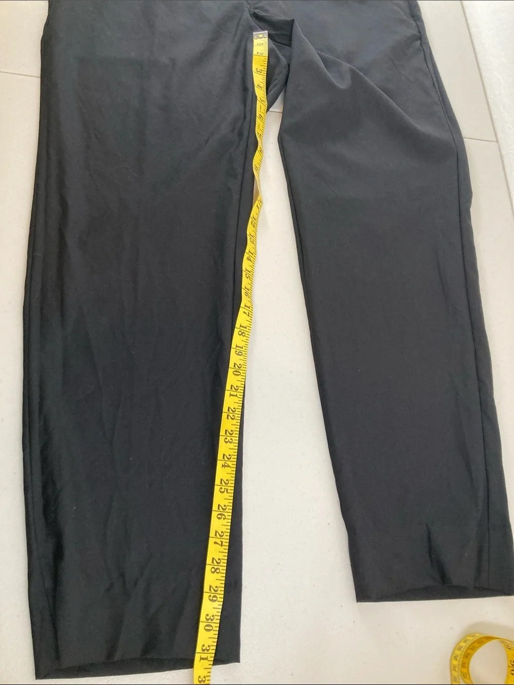 Peter Millar Flat Front Black Suit Dress Pants Size 42